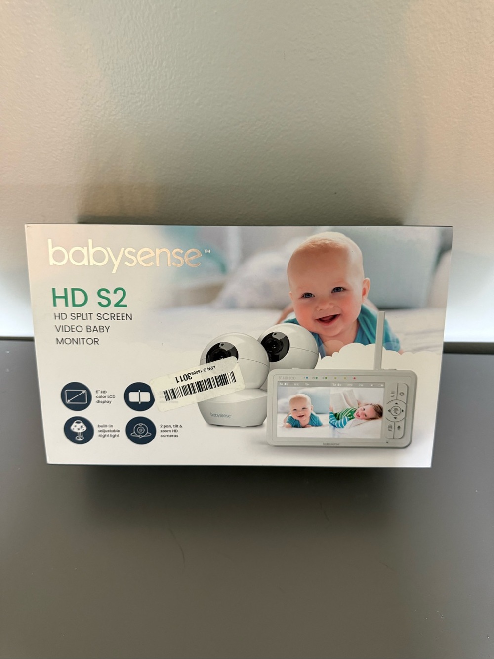 babysense HD S2 Video Baby Monitor - White